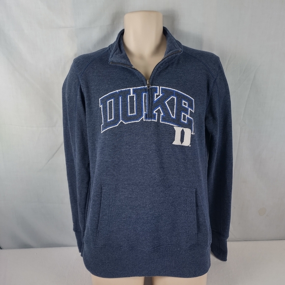 vintage jansport Women's Size Large Duke Blue Devils Qrt Zip Pullover - Picture 3 of 10
